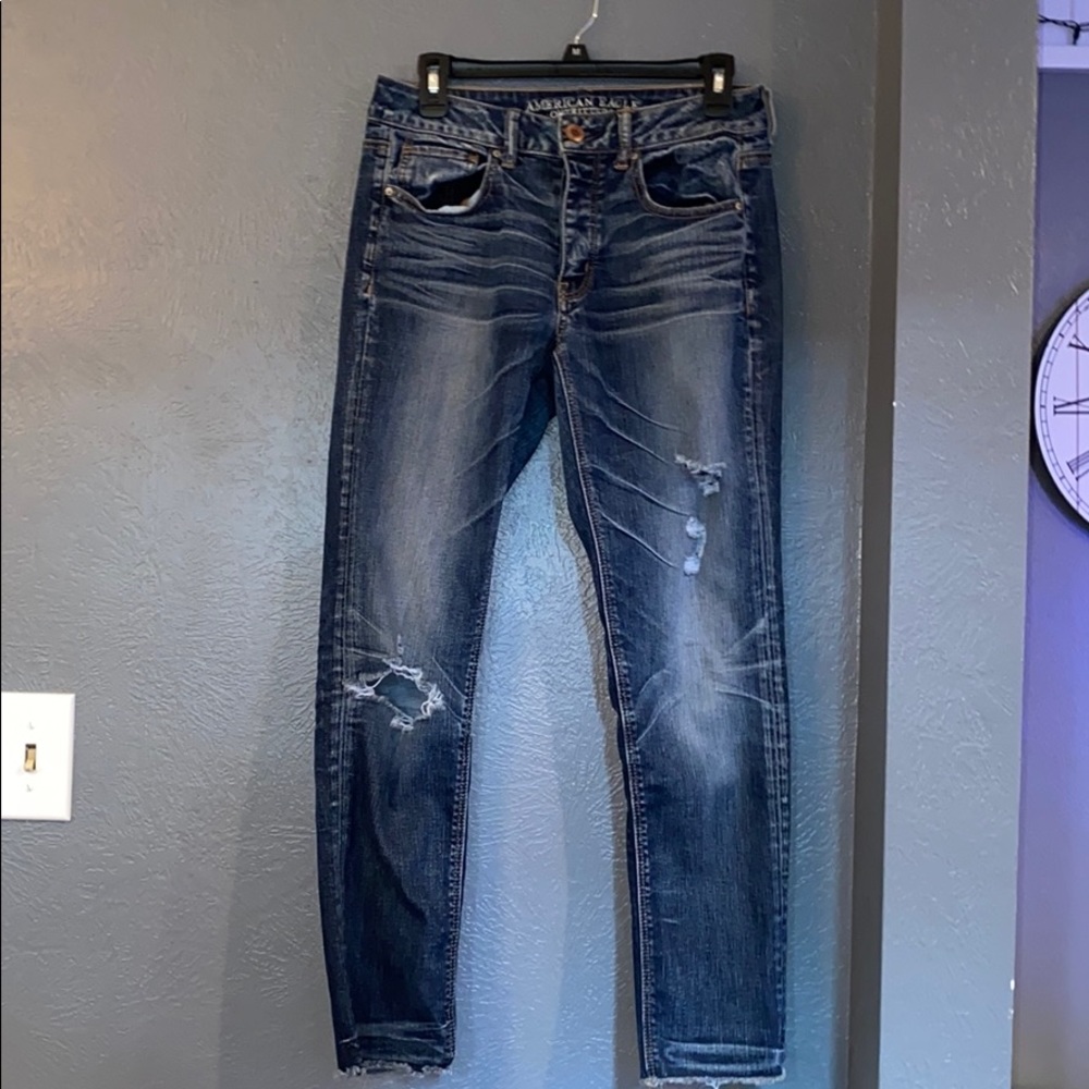 American Eagle jeans.